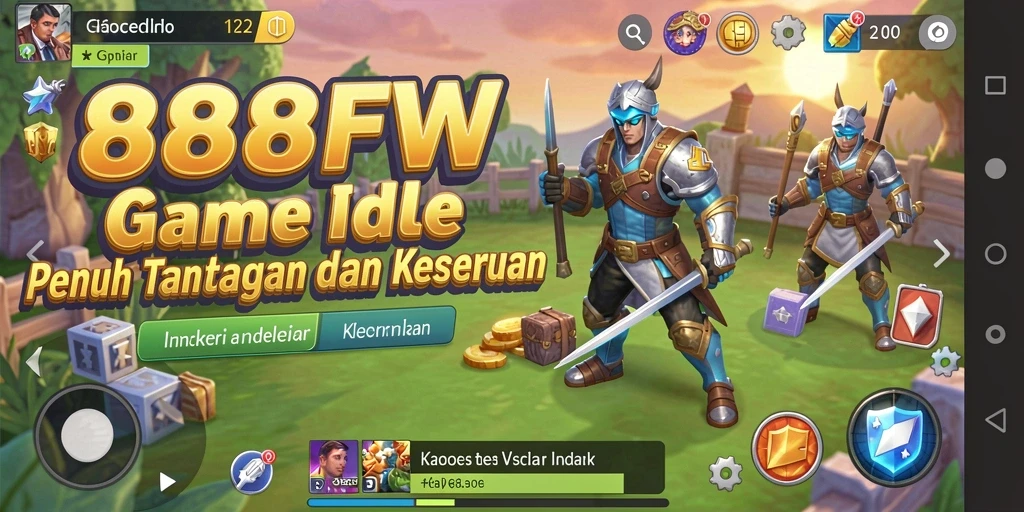 Screenshot gameplay menunjukkan karakter dan lingkungan menarik dalam 888FW.