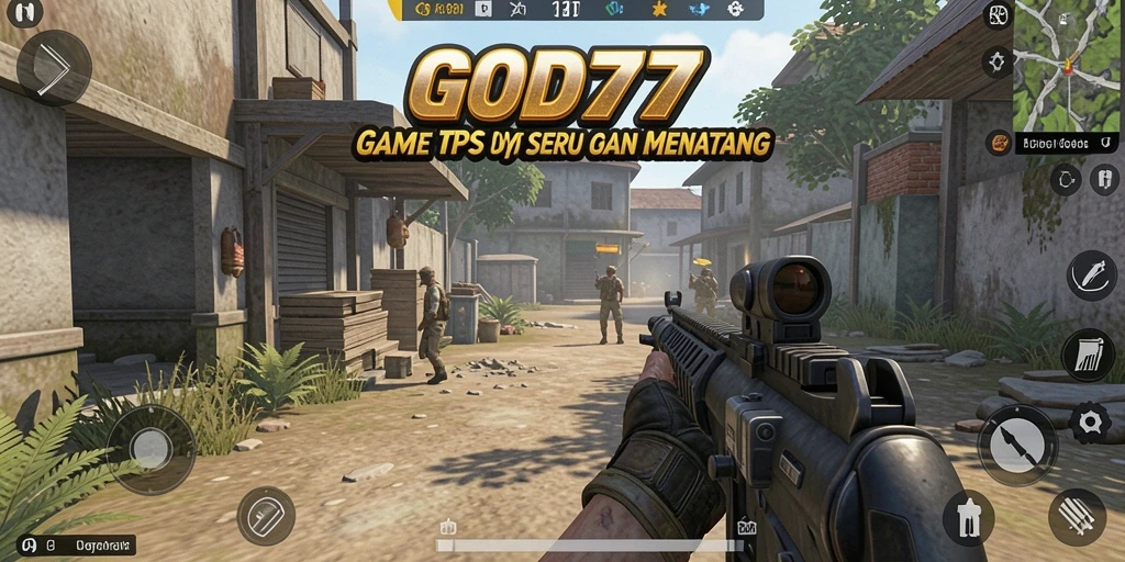 Tampilan gameplay <strong>GOD77</strong> yang mendebarkan dan penuh aksi.