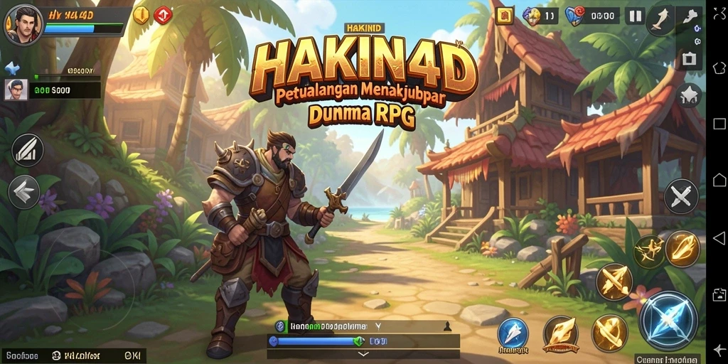 Tampilan gameplay seru dan petualangan mendebarkan di HAKIN4D.