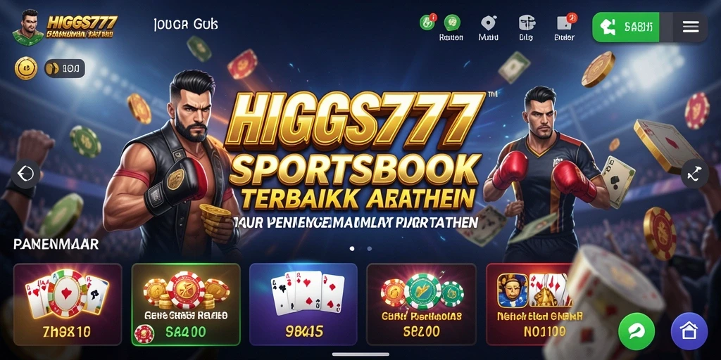 Tampilan gameplay HIGGS777 yang menarik dengan berbagai pilihan taruhan olahraga.