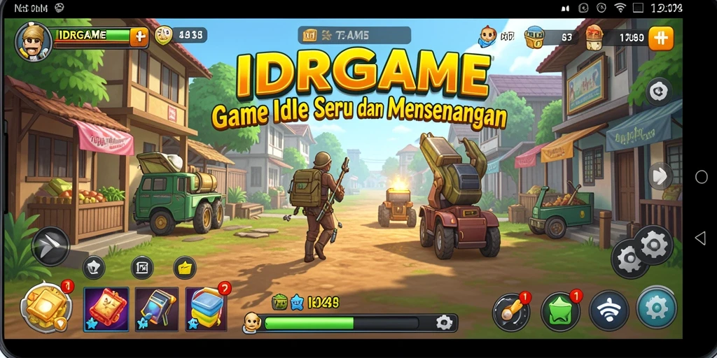 Tampilan gameplay IDRGAME yang memukau dan interaktif.
