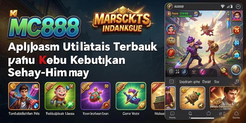 Tampilan utama MC888 dengan berbagai fitur praktis untuk memudahkan pengguna.