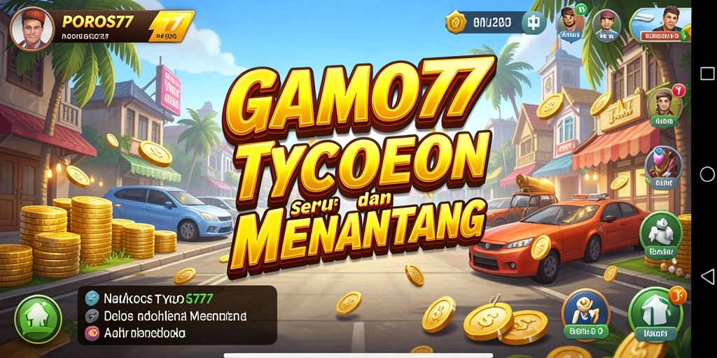 Screenshot gameplay POROS77 menunjukkan keseruan dalam membangun bisnis.
